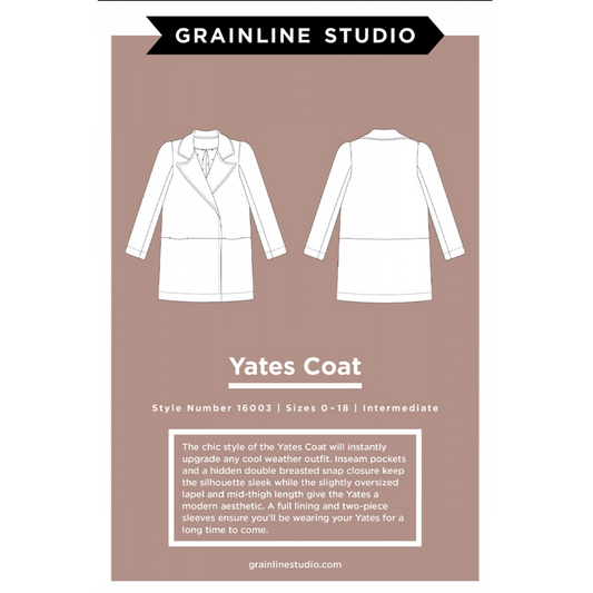 Yates - Grainline Studio - Sizes 0 - 14
