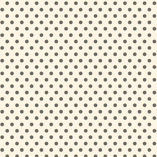 Dots - Cream - Cotton Fabric