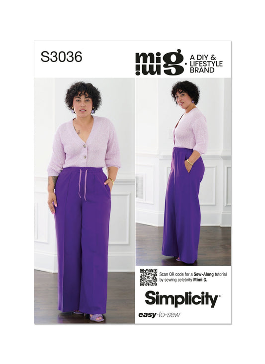 Simplicity -   Misses' Pants by Mimi G Style