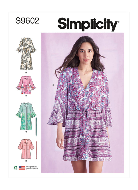 Simplicity - Misses' Caftan & Wrap Sewing Pattern