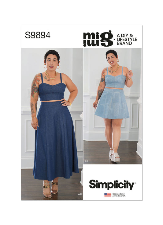 Simplicity - Misses' and Women's Top & Skirt by Mimi G Style
