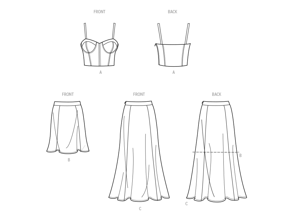 Simplicity - Misses' and Women's Sizes 10 - 18 - Top & Skirt by Mimi G Style