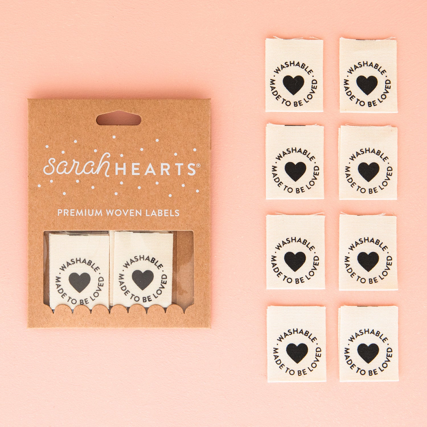 Washable Rug Label Washable Organic Cotton Labels – Riverside Fabrics