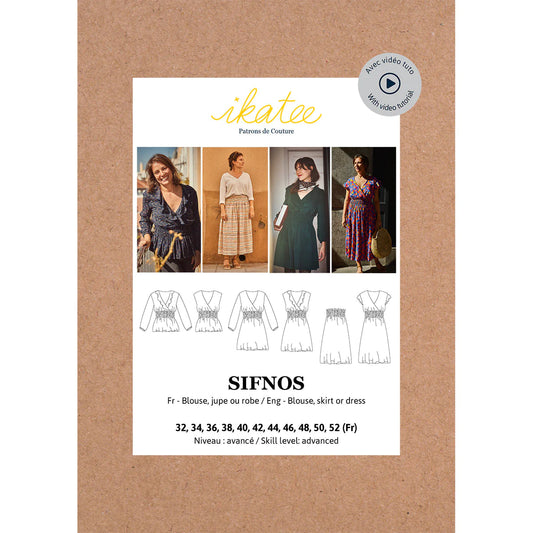 Ikatee - SIFNOS adult - Blouse, Skirt or Dress - Woman 32-52