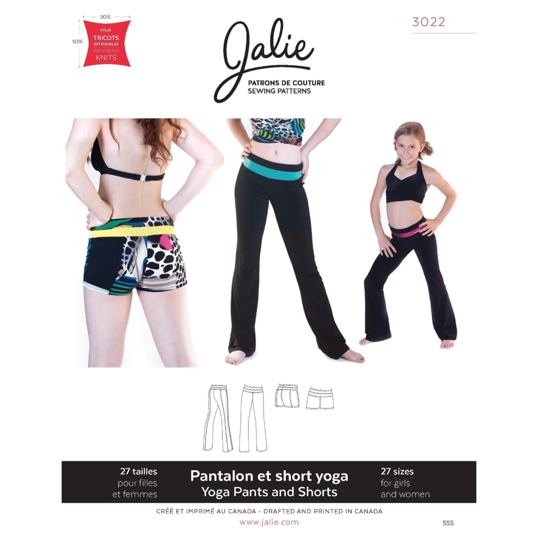 Jalie - 3022 - Yoga Pants & Shorts