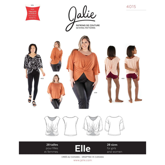 Jalie - 4015 - ELLE Reversible Top