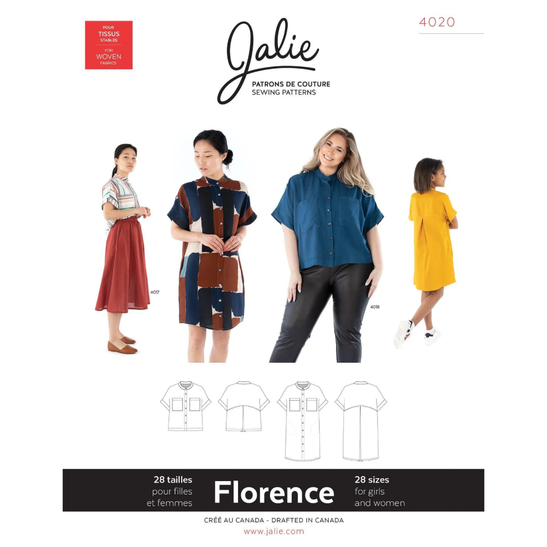 Jalie - 4020 - FLORENCE Shirt and Shirtdress
