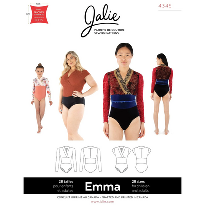 Jalie - 4349 - EMMA Surplice Neck Leotard