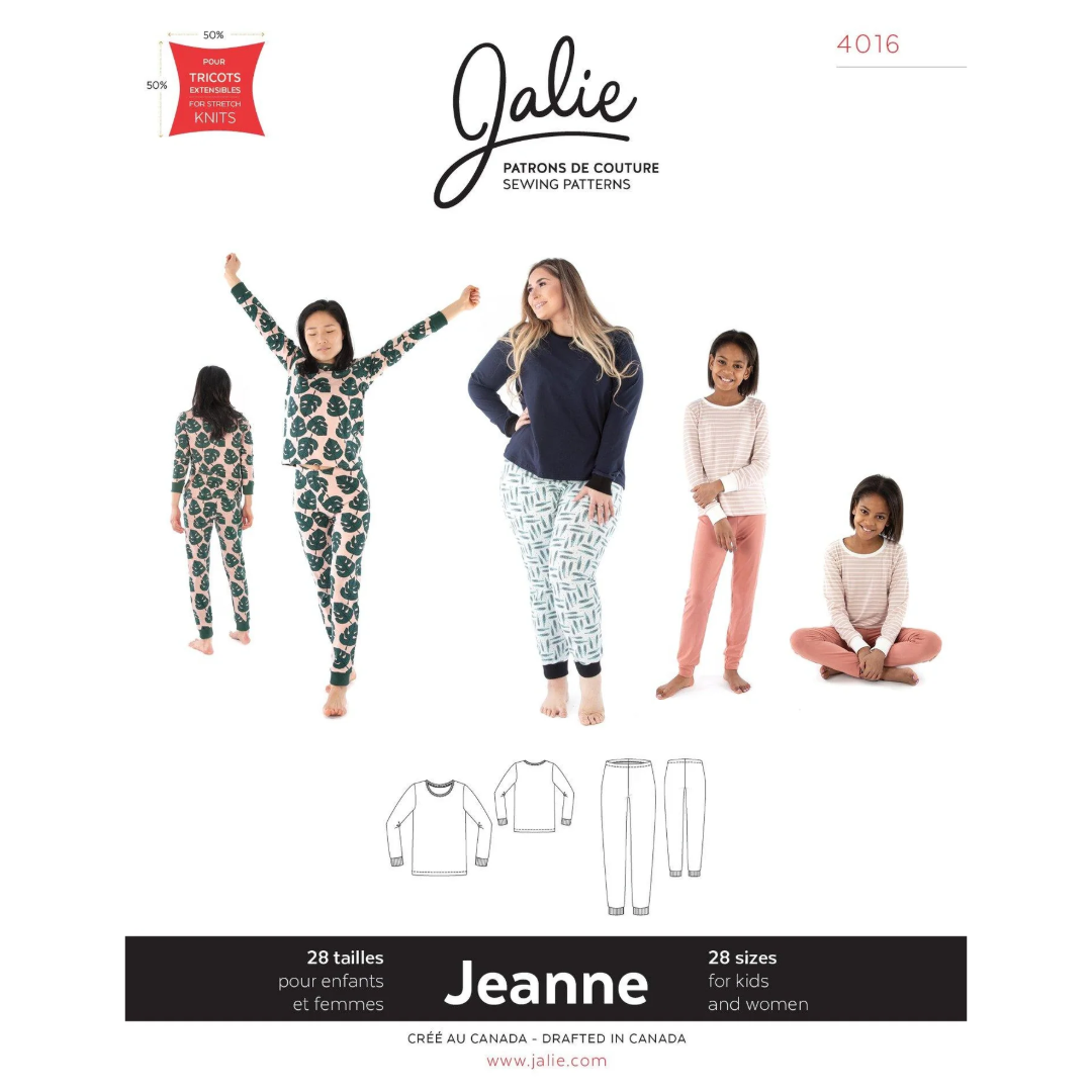 Jalie - 4016 - JEANNE Knit PJ Set