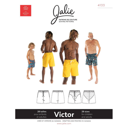 Jalie - 4133 - VICTOR Swim Shorts