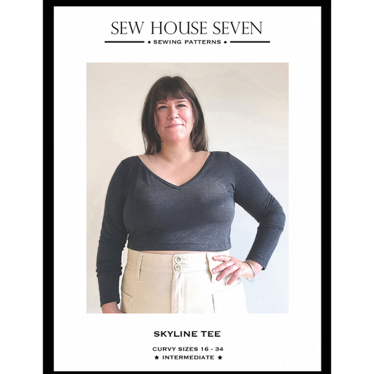 Sew House Seven - Skyline Tee Curvy Fit - sizes 16-34