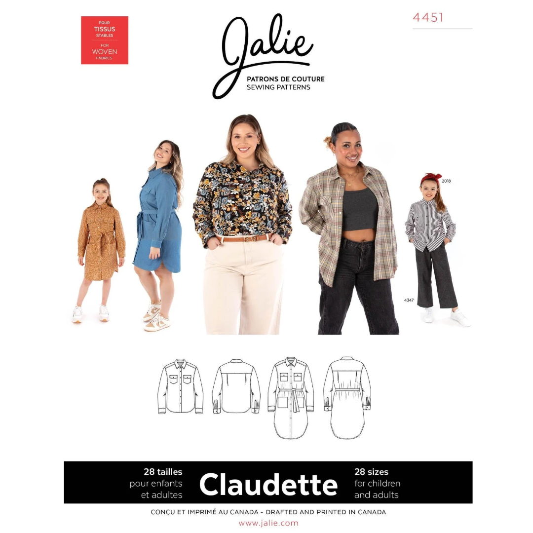 Jalie - 4451 - Claudette Shirt & Shirtdress