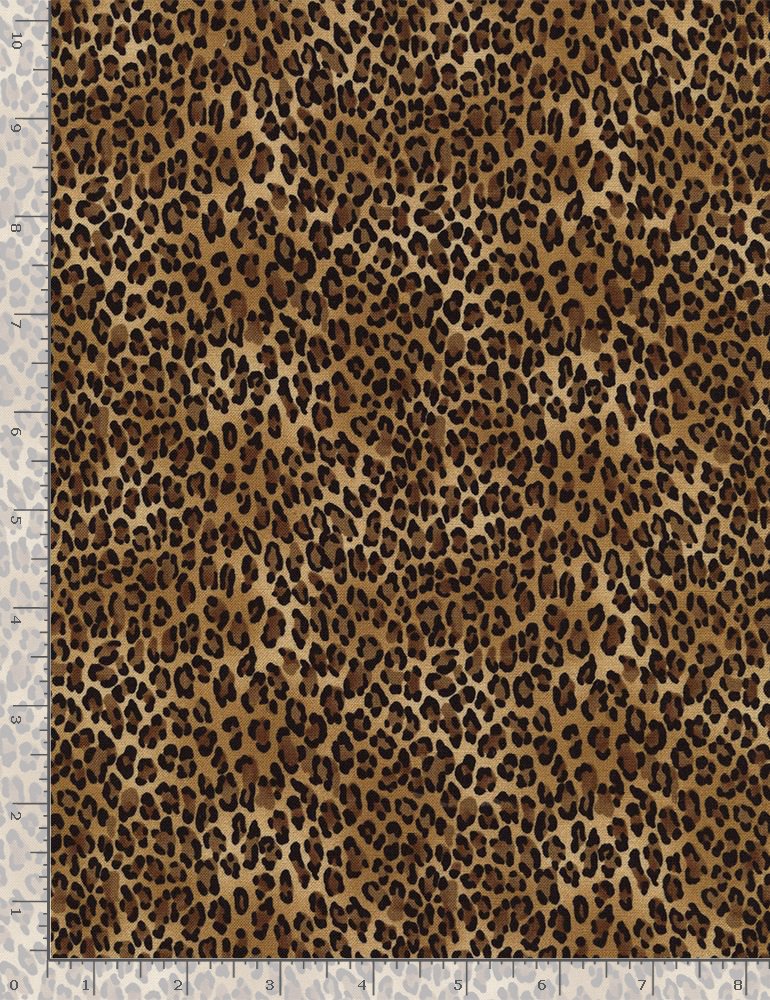 Tiny Leopard - Wild at Heart  - Cotton Fabric