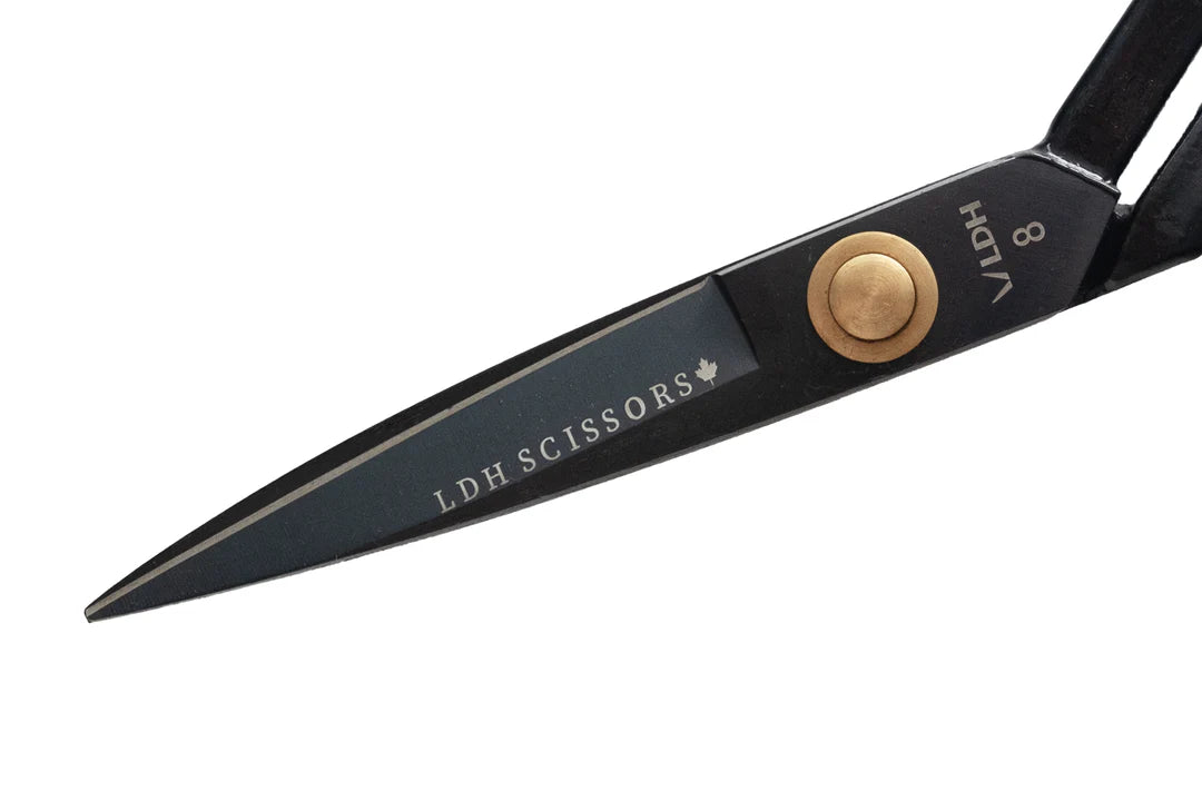 LDH 8" Fabric Shears - Midnight Edition - Rubber Handle