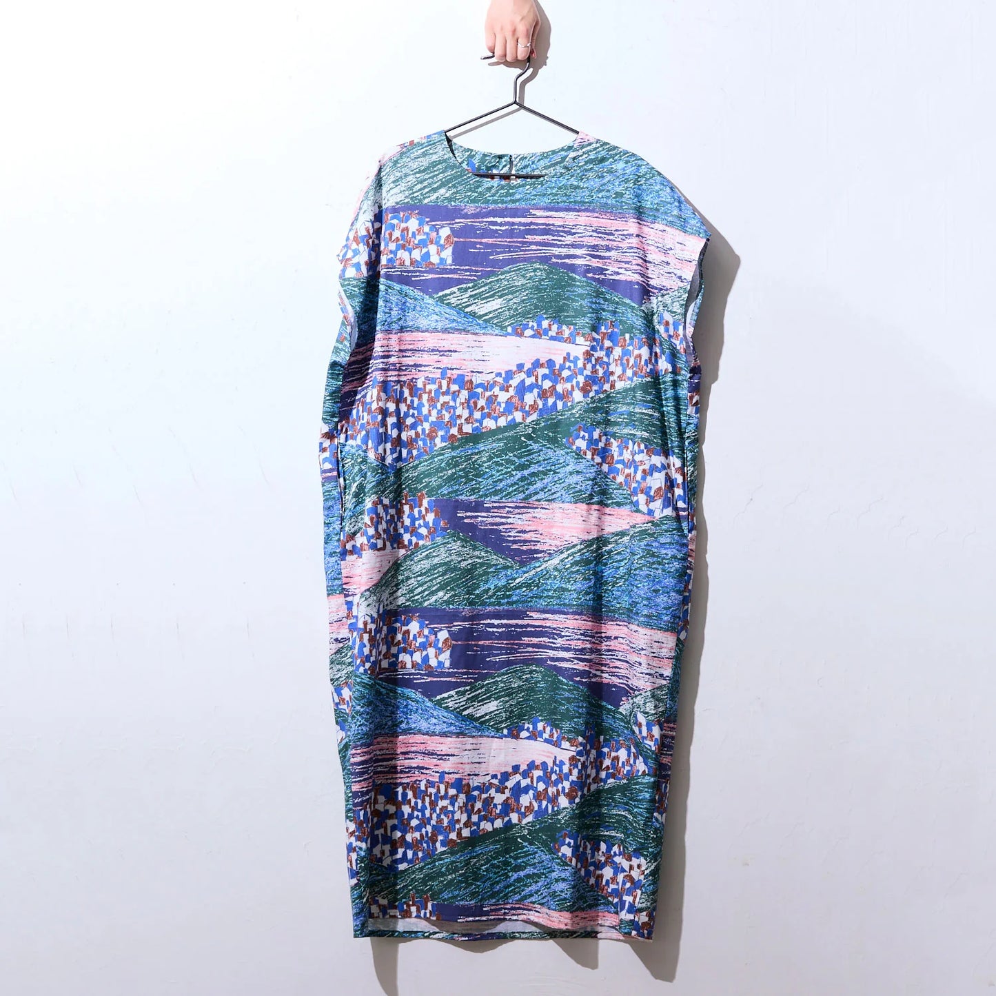 Keshiki - Lake & City - 2A - Cotton Viyella Twill Fabric