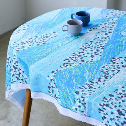 Keshiki - Lake & City - 2B - Cotton Viyella Twill Fabric