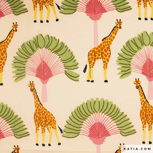 Giraffes - Cotton Poplin