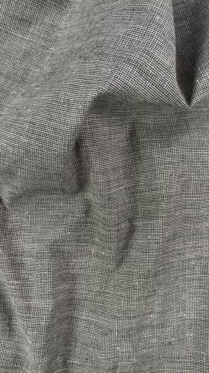 Yarn Dyed Cotton - Black & Ivory - Film Studio Deadstock