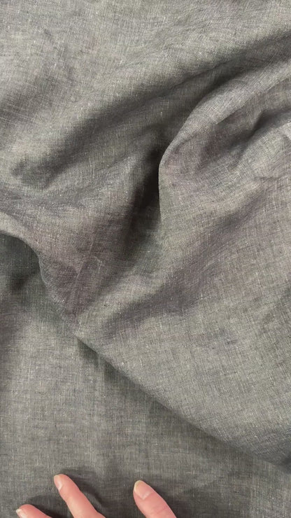 Dark Grey - Linen - Film Studio Deadstock