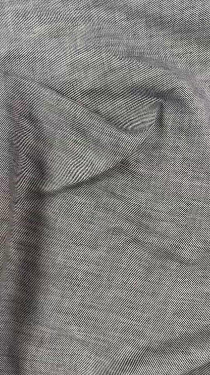 Yarn Dyed Cotton Denim Twill  - Blue  - Film Studio Deadstock