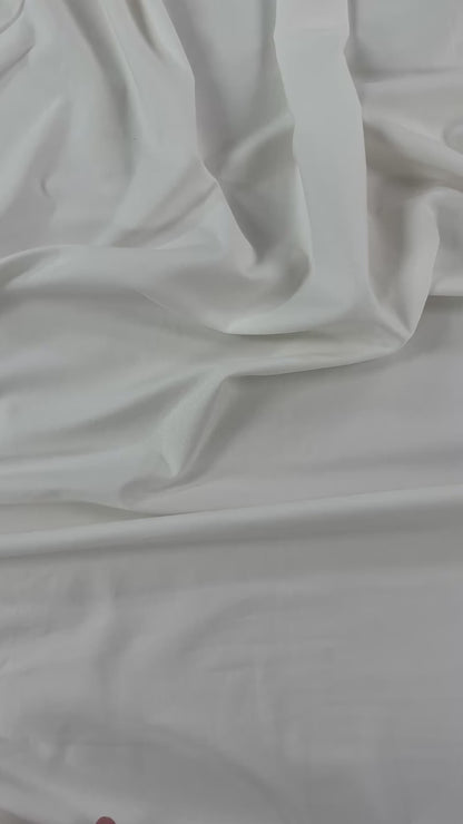 Bamboo Cotton Jersey - Ivory - 250gsm