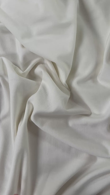 Bamboo Cotton Dream Fleece - Ivory
