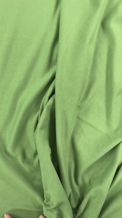 Bamboo/Cotton Stretch French Terry - Grass