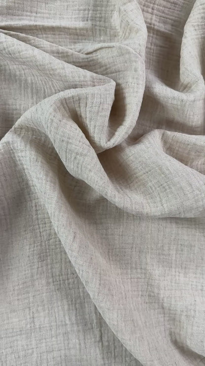 Natural - Cotton & Linen Double Gauze