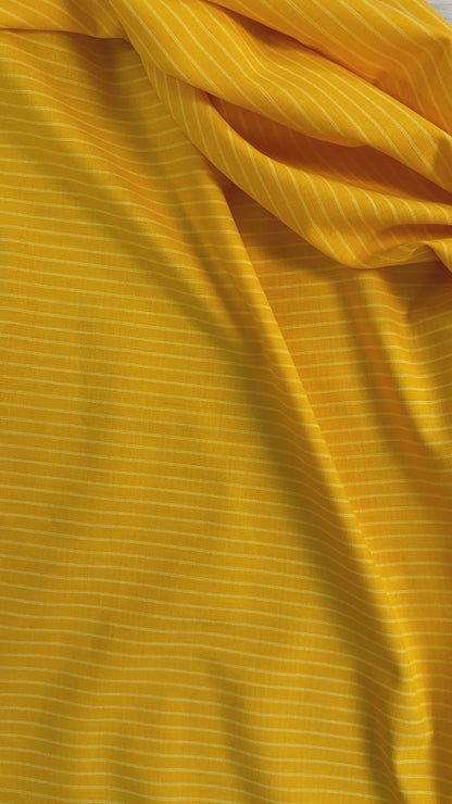 Warp & Weft Premium Cotton Yarn Dye - Yellow Stripe