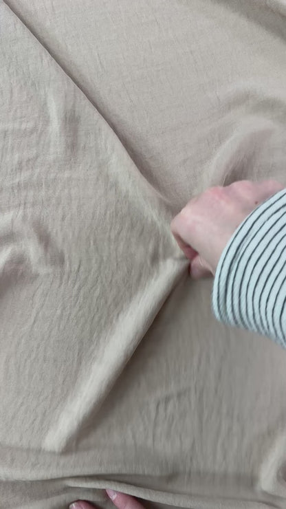 Taupe - Acetate Fabric - Film Studio Deadstock