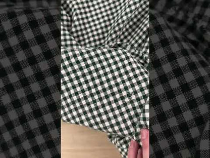 Organic Yarn Dyed Cotton - Pine Gingham