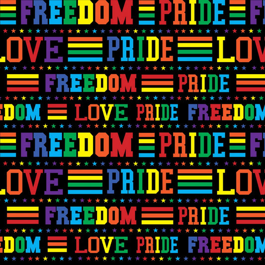 Love To All - Pride Celebration - Cotton Fabric