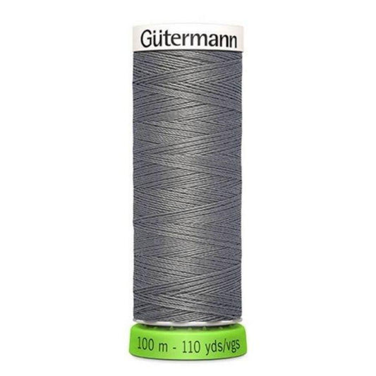 Gütermann rPet (100% Recycled) Sew-All Thread 100m - Col. 496 - Antique Grey