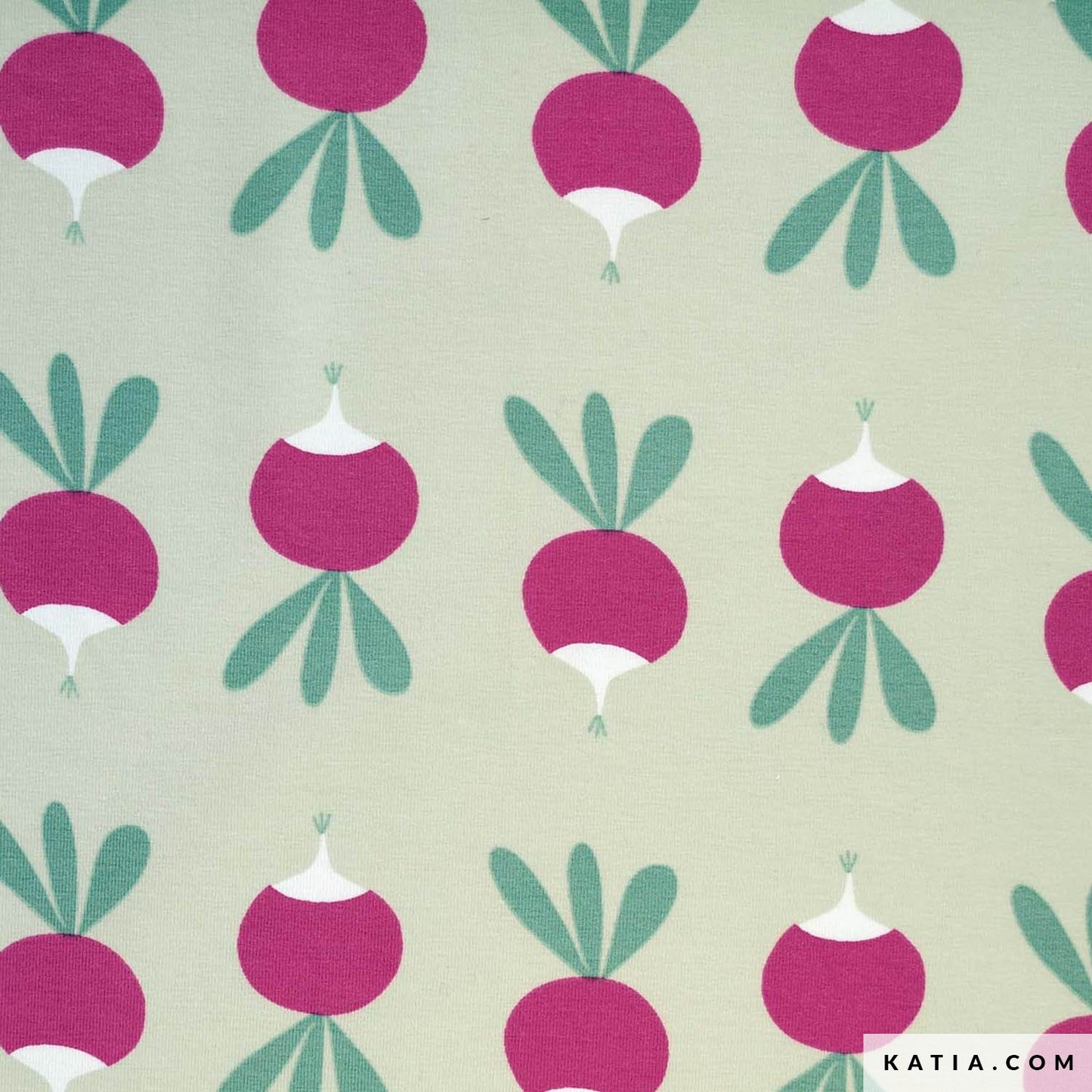 Violet Radishes - Cotton Jersey