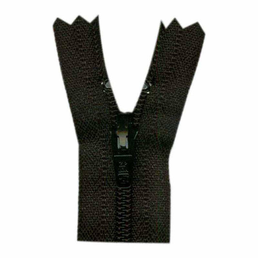 Nylon Coil  Open End Separating Jacket Zipper 66cm (26″) No 5 - Black