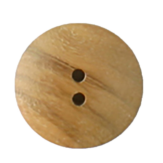 Dill Buttons - Brown Wood 2 Hole Button - 23mm (7⁄8″)