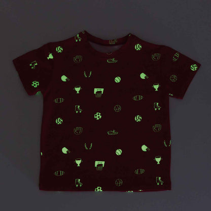 Glow in the Dark Jersey- Multi Sport - Cayenne