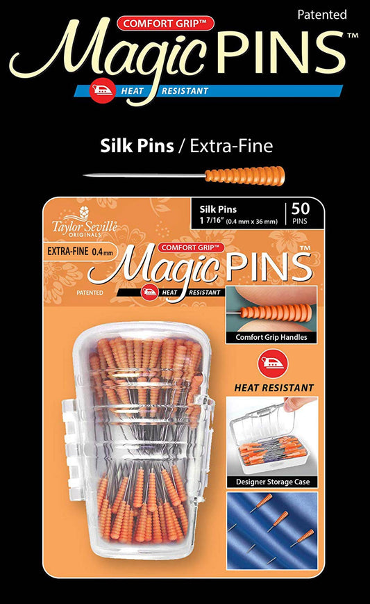 Magic Pins Silk Extra Fine - 50 Count