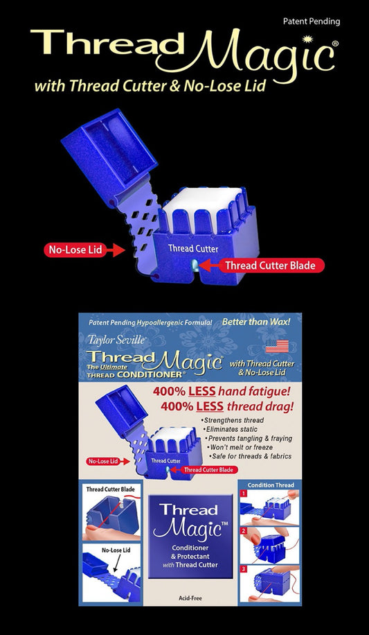 Thread Magic -  Square W/ Cutter - The Ultimate Thread Conditioner