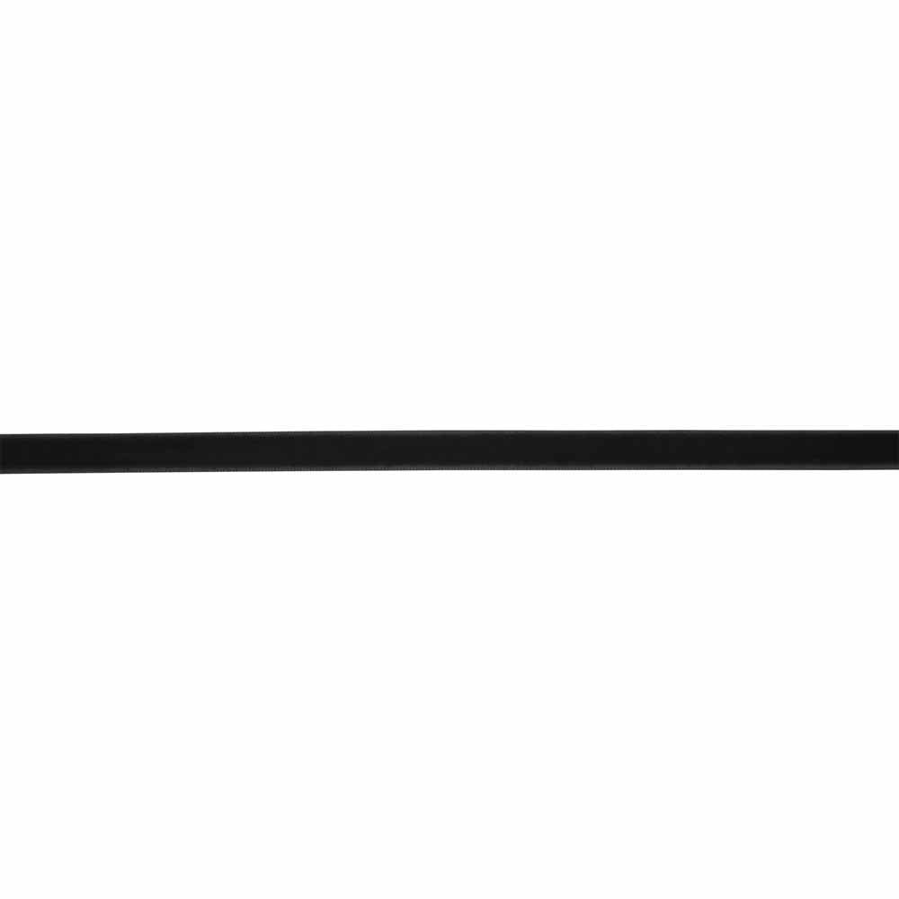 ELAN Double Face Satin Ribbon 9mm x 2m - Black - Full Spool