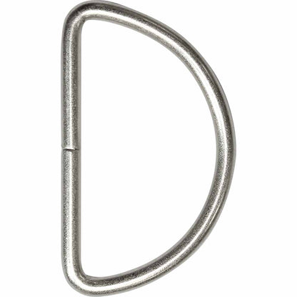 UNIQUE SEWING Metal D-Rings - 25mm (1″) - Silver - 4 pcs.