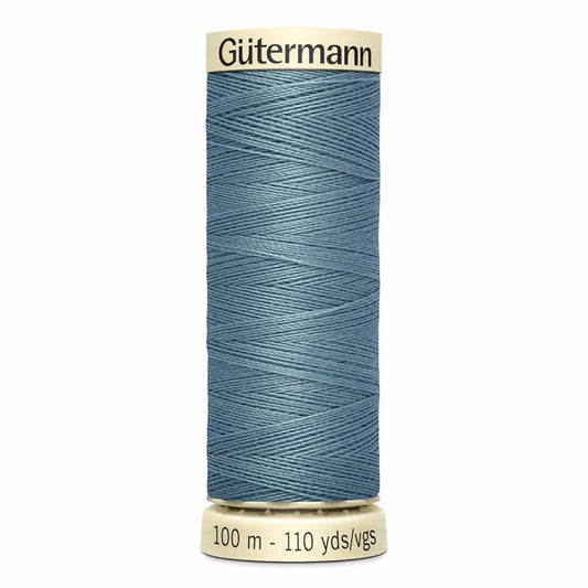 Gütermann Sew-All Thread 100m - Medium Grey Blue Col.128