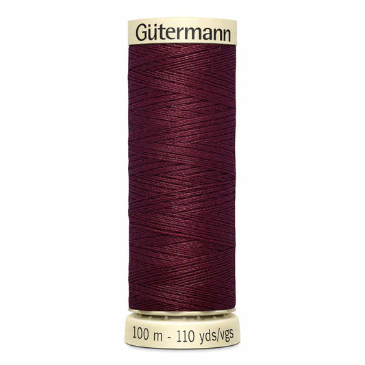 Gütermann Sew-All Thread 100m - Burgundy Col. 450 - Riverside Fabrics