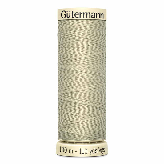 Gütermann Sew-All Thread 100m - Cornsilk Col. 522