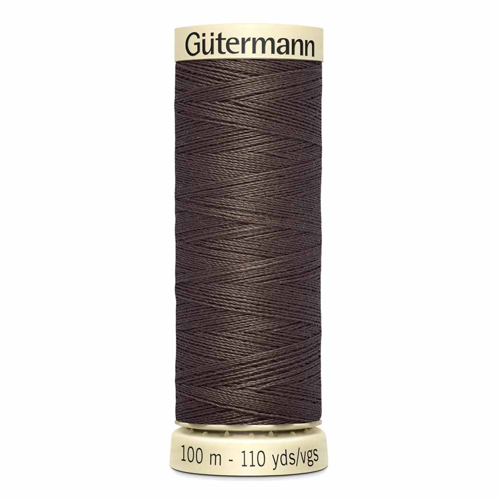 Gütermann Sew-All Thread 100m - Brown Col. 596 - Riverside Fabrics