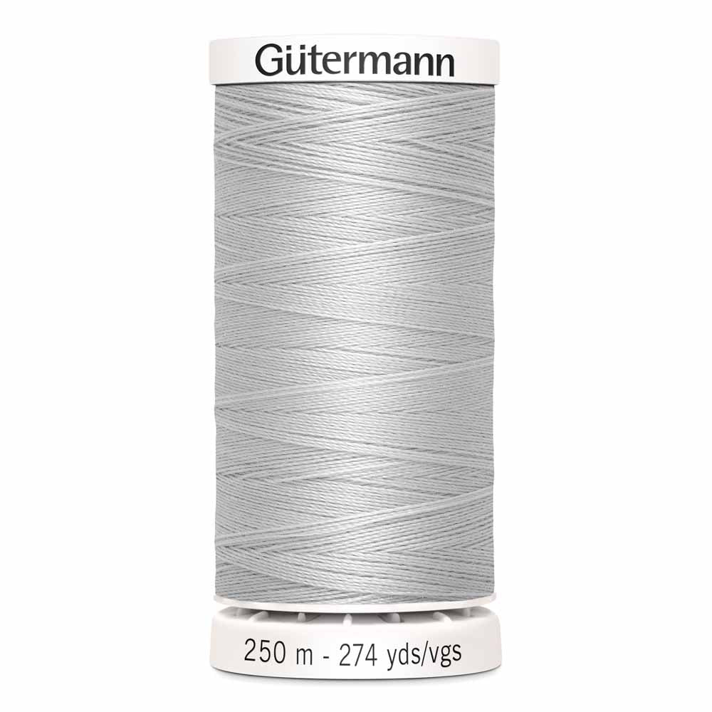 Gütermann Sew-All Thread 250m - Silver Col. 100