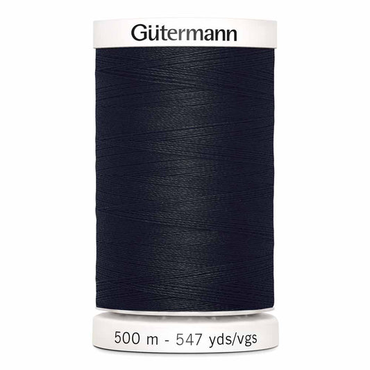 Gütermann Sew-All Thread 500m - Black Col.10 - Riverside Fabrics