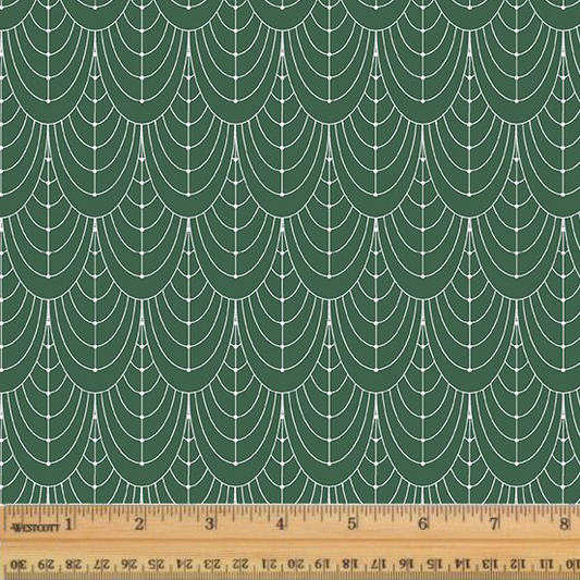 Winter Mood - Green Plaid - Cotton Fabric
