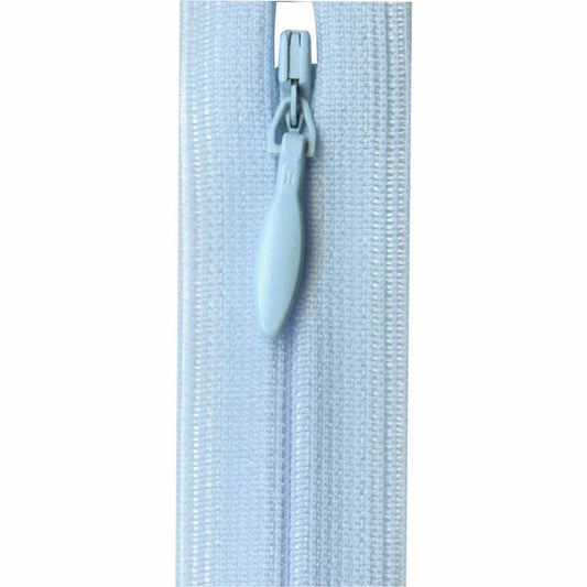Invisible Closed End Zipper 60cm (24″) - Baby Blue