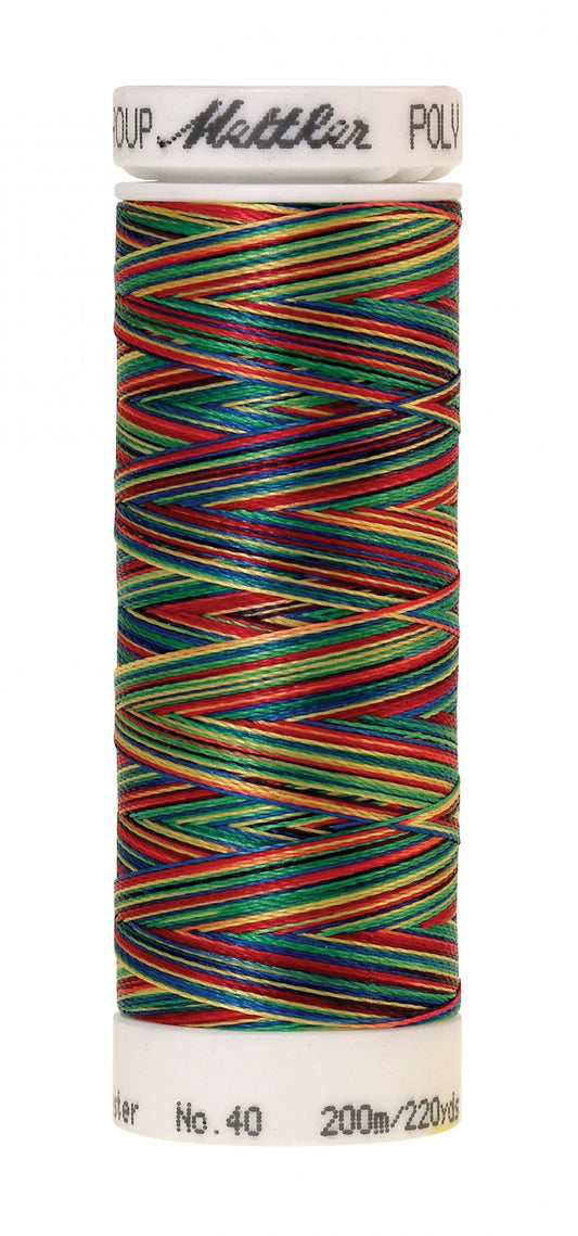 Poly Sheen Multi Polyester Thread 40wt 140d 200m/219yds Primary Mix